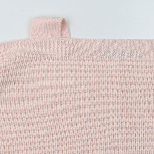 Marks and Spencer Womens Pink  Acrylic Pullover Sweatshirt Size L  Pullover