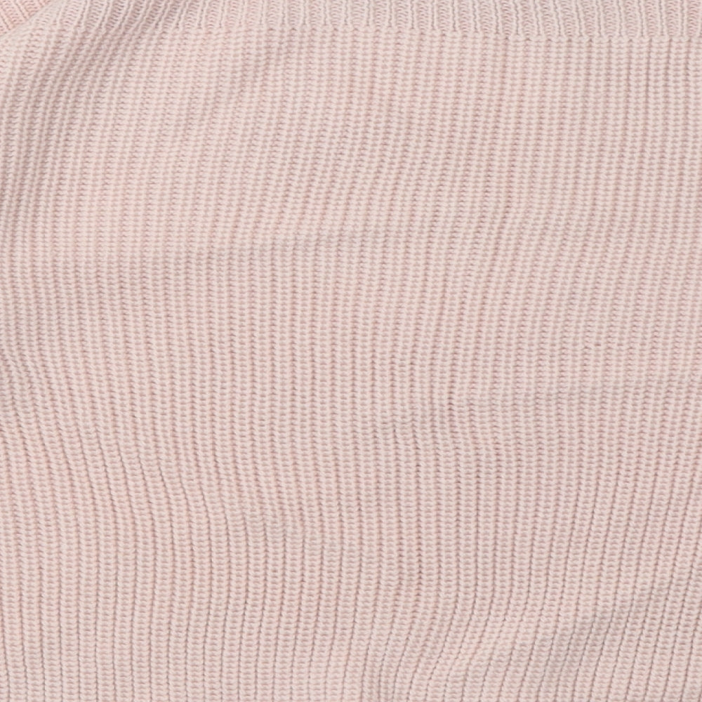 Marks and Spencer Womens Pink  Acrylic Pullover Sweatshirt Size L  Pullover