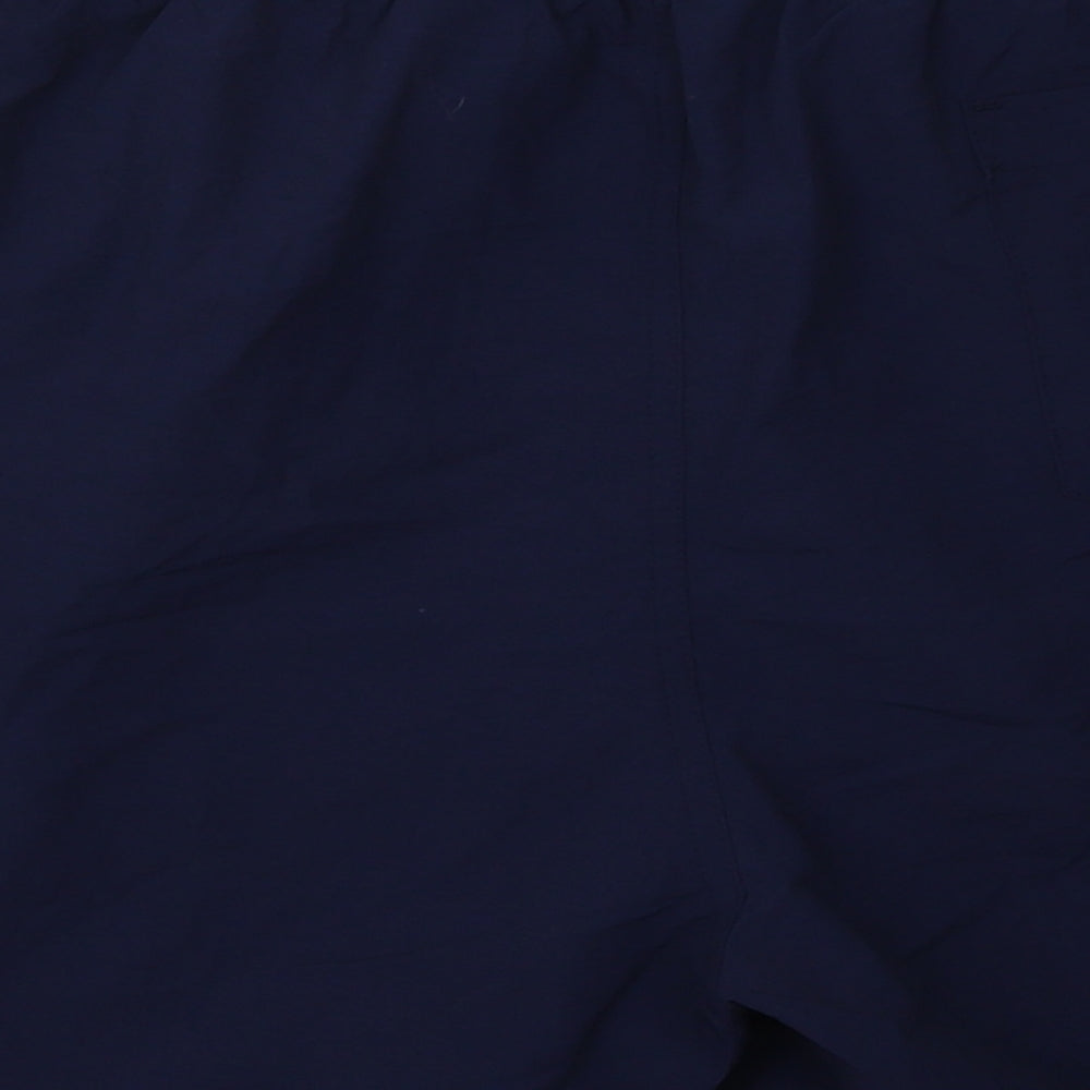 F&F Mens Blue  Polyester Sweat Shorts Size L L8 in Regular Tie