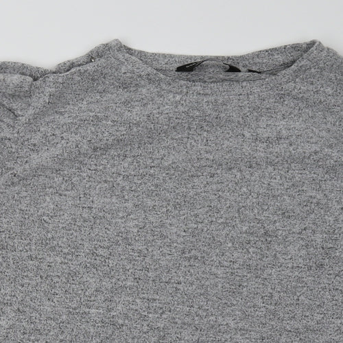 Dorothy Perkinsgrey Womens   Polyester Pullover Sweatshirt Size 18  Pullover