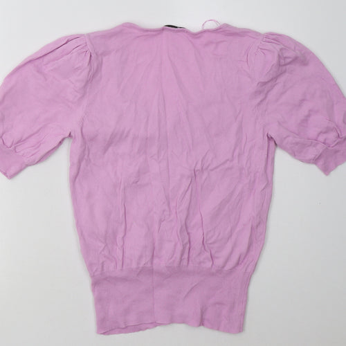 Sainsburys Womens Purple  Cotton Pullover Sweatshirt Size 10  Pullover