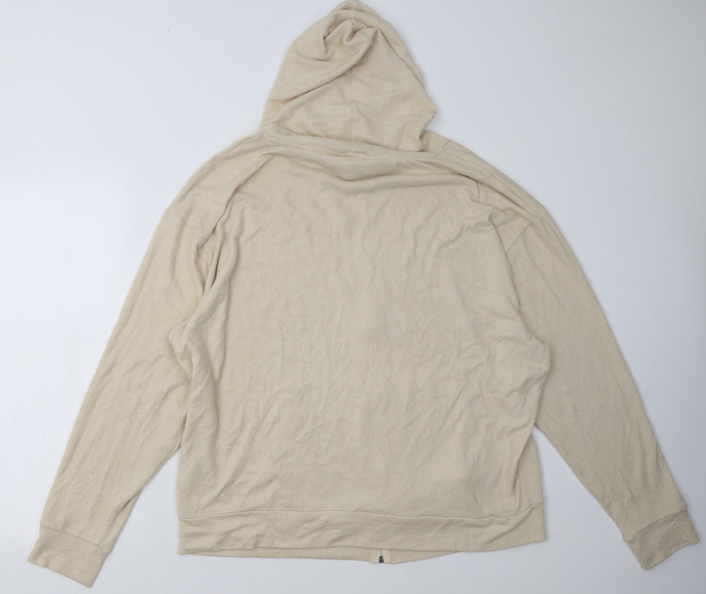 capsule Womens Beige  Polyester Full Zip Hoodie Size 22  Zip