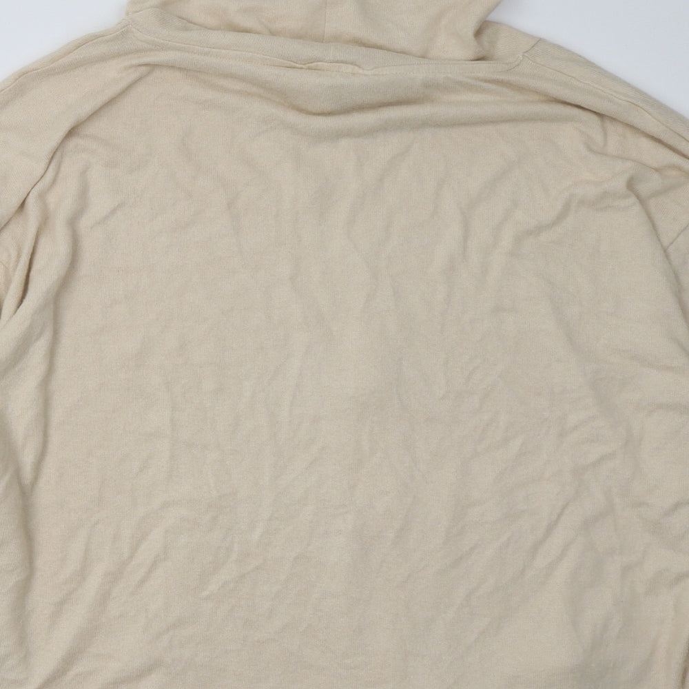 capsule Womens Beige  Polyester Full Zip Hoodie Size 22  Zip