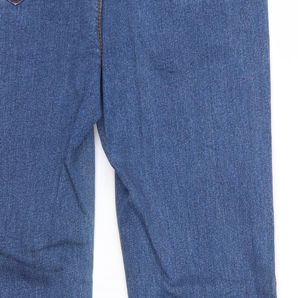Avon Womens Blue  Cotton Bootcut Jeans Size 16 L30 in Regular