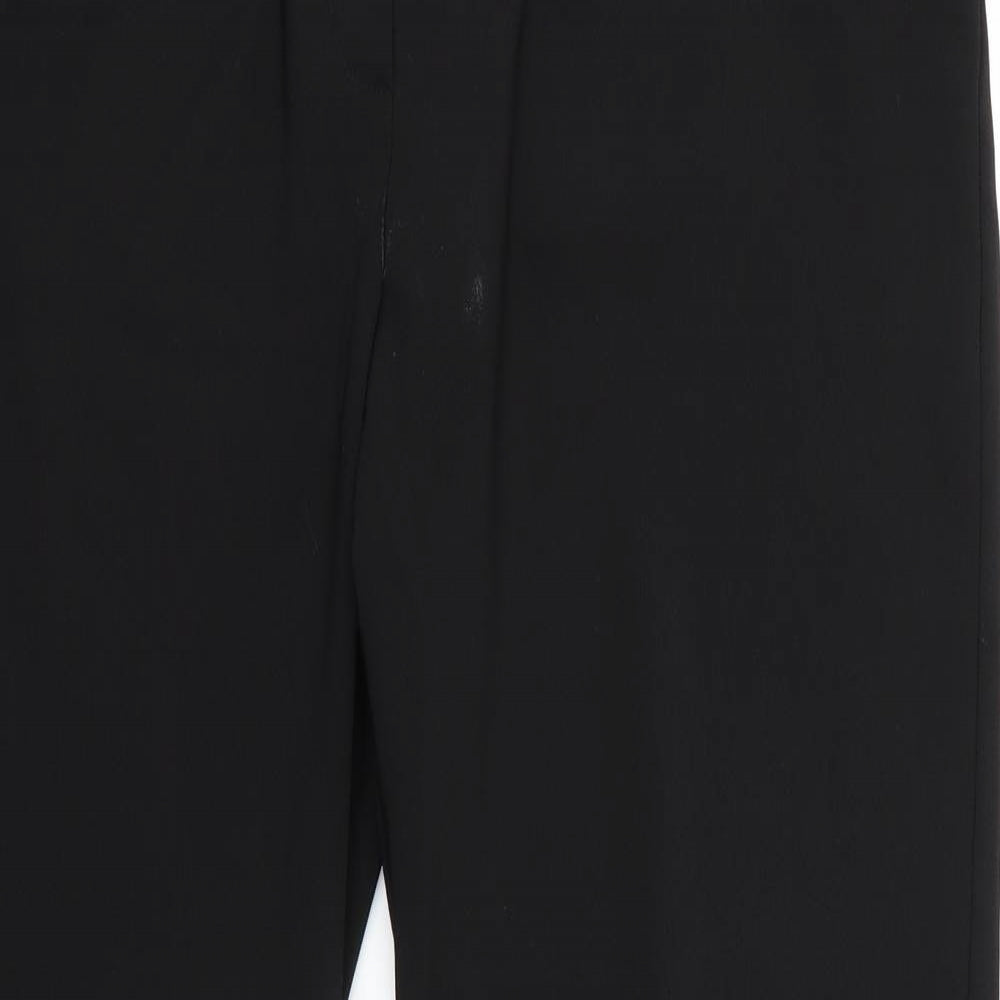 Littlewoods Womens Black  Polyester Dress Pants Trousers Size 18 L31 in Regular