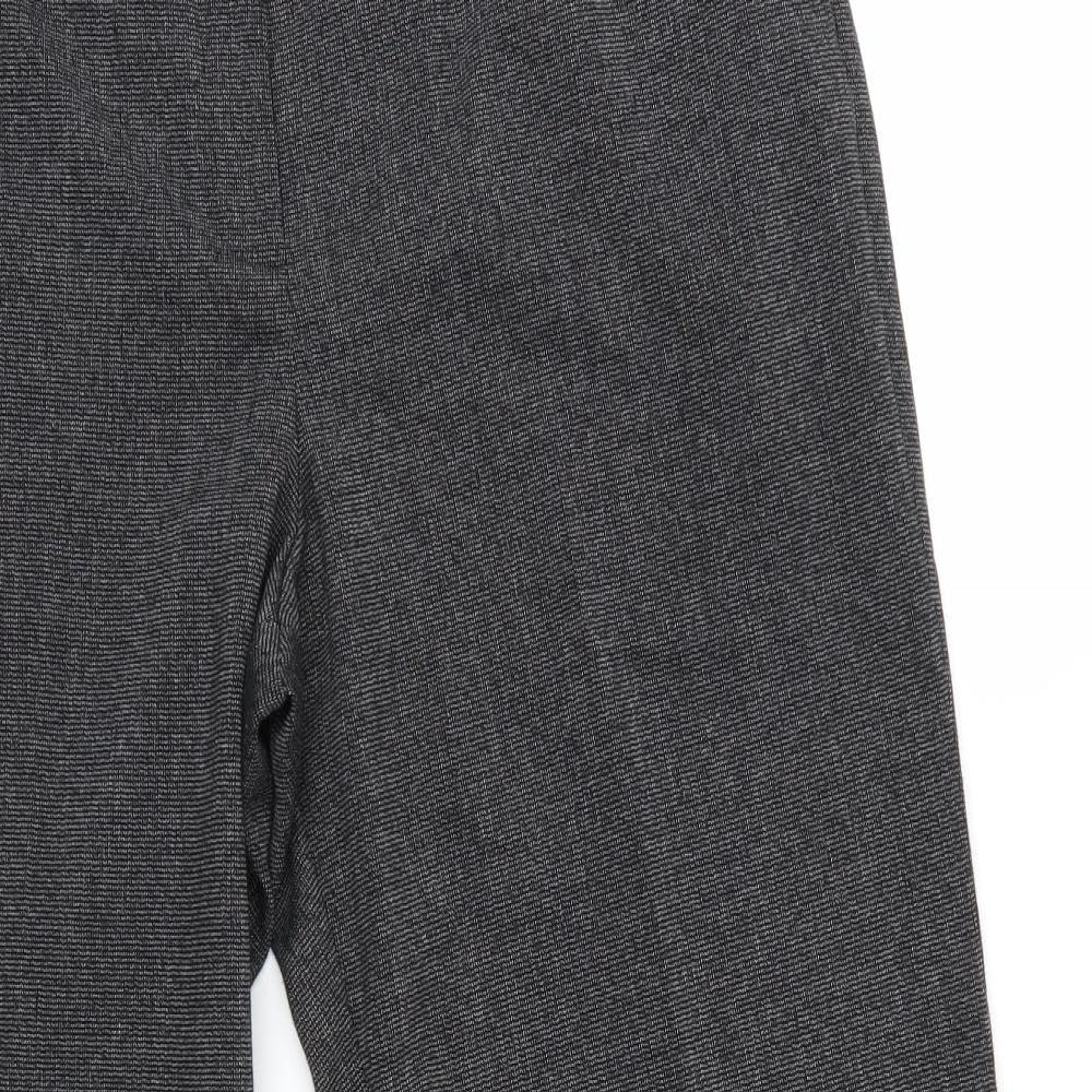 BHS Womens Grey  Polyester Dress Pants Trousers Size 16 L30 in Regular
