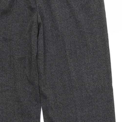 BHS Womens Grey  Polyester Dress Pants Trousers Size 16 L30 in Regular