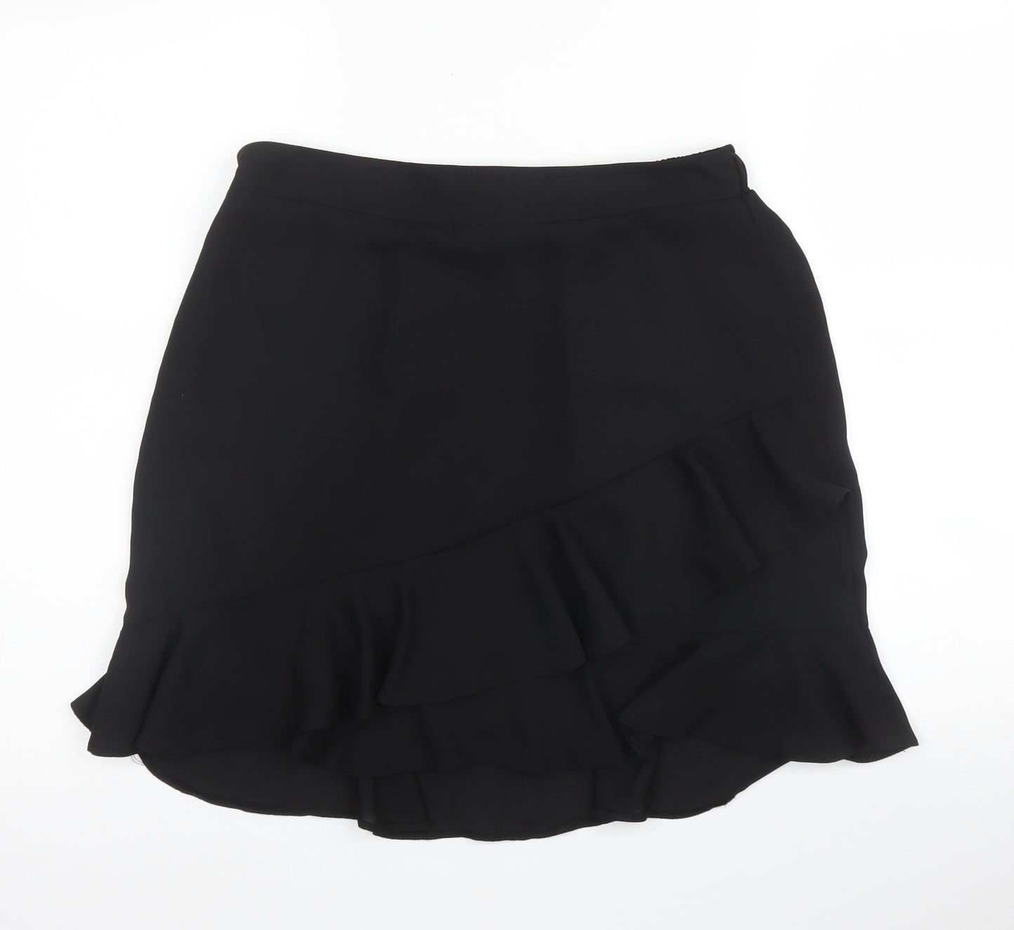 George Womens Black  Polyester Trumpet Skirt Size 10