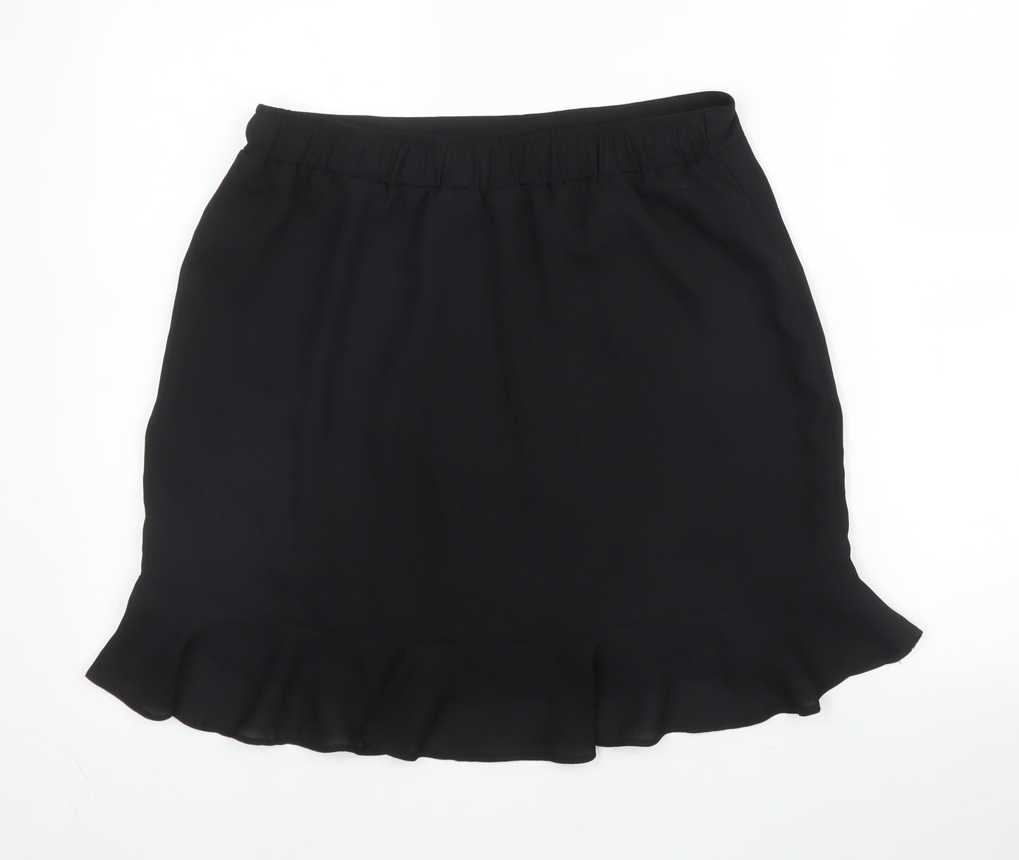George Womens Black  Polyester Trumpet Skirt Size 10