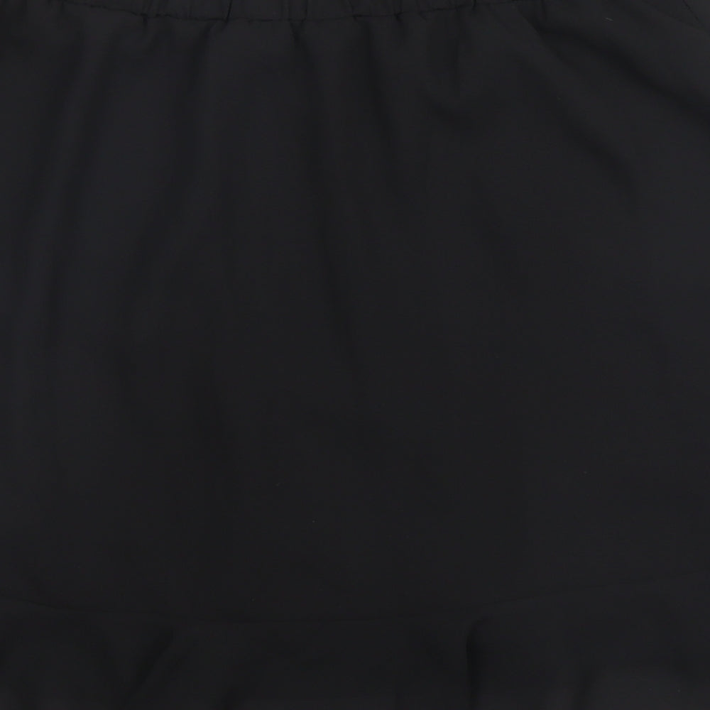 George Womens Black  Polyester Trumpet Skirt Size 10