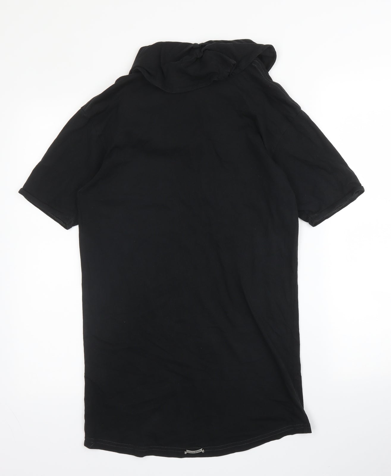 Judas Sinned Mens Black  Cotton  T-Shirt Size S High Neck