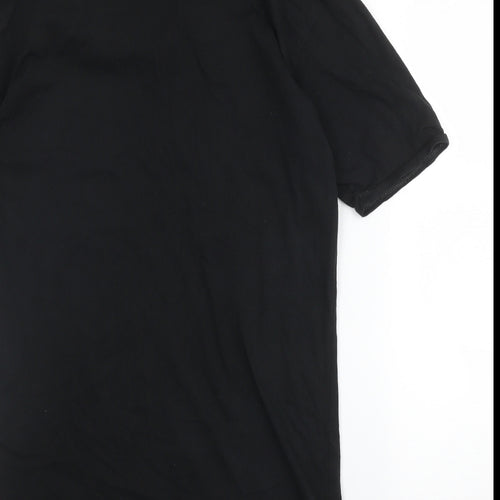 Judas Sinned Mens Black  Cotton  T-Shirt Size S High Neck