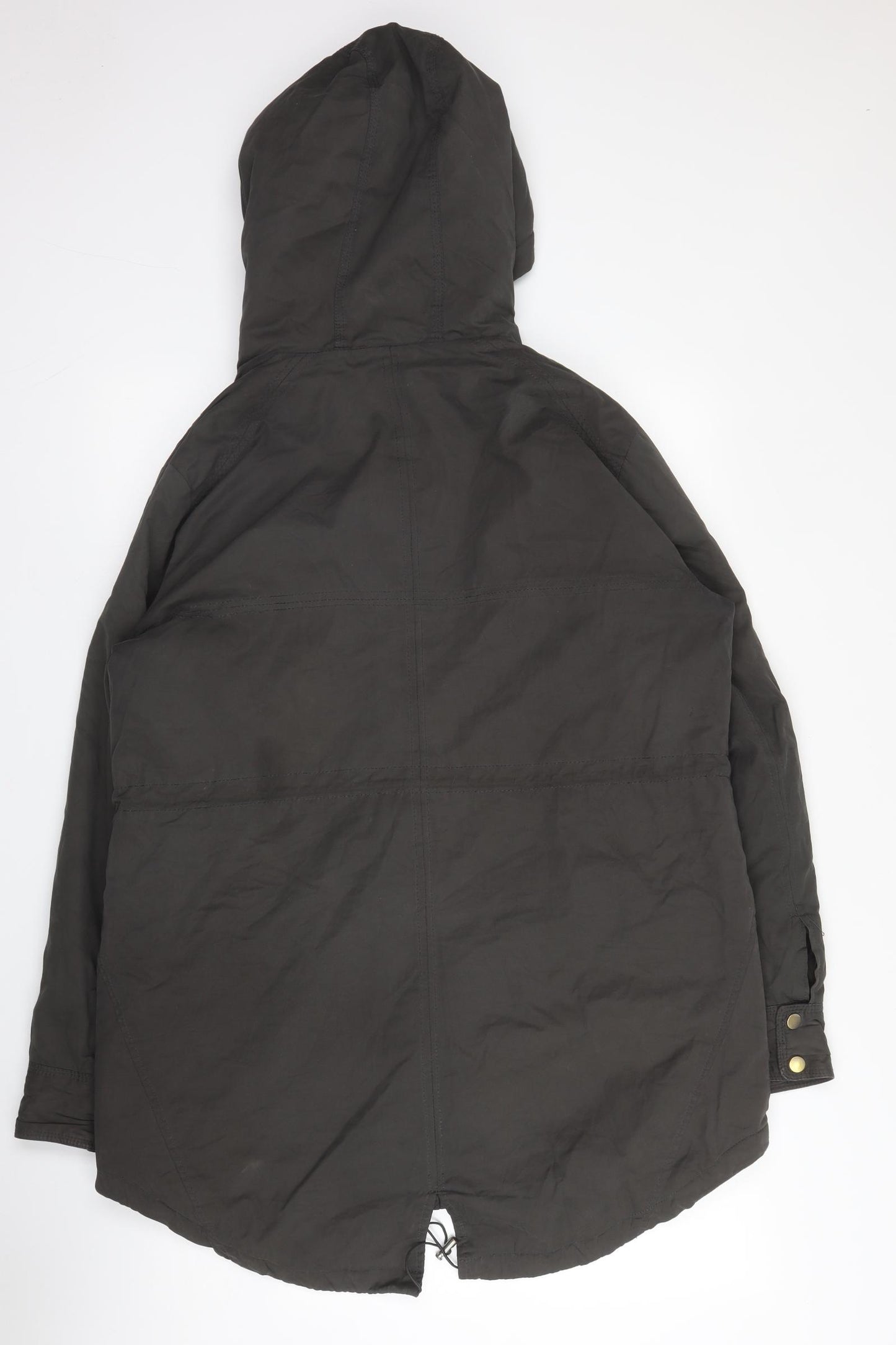 Dorothy Perkins Womens Grey   Parka Coat Size 16  Zip