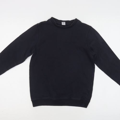 TU Boys Blue  Cotton Pullover Sweatshirt Size 9 Years   - School Wear