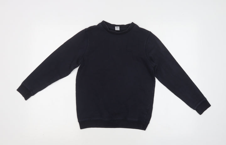 TU Boys Blue Cotton Pullover Sweatshirt Size 9 Years - School Wear