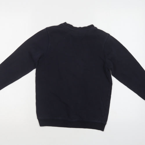TU Boys Blue  Cotton Pullover Sweatshirt Size 9 Years   - School Wear