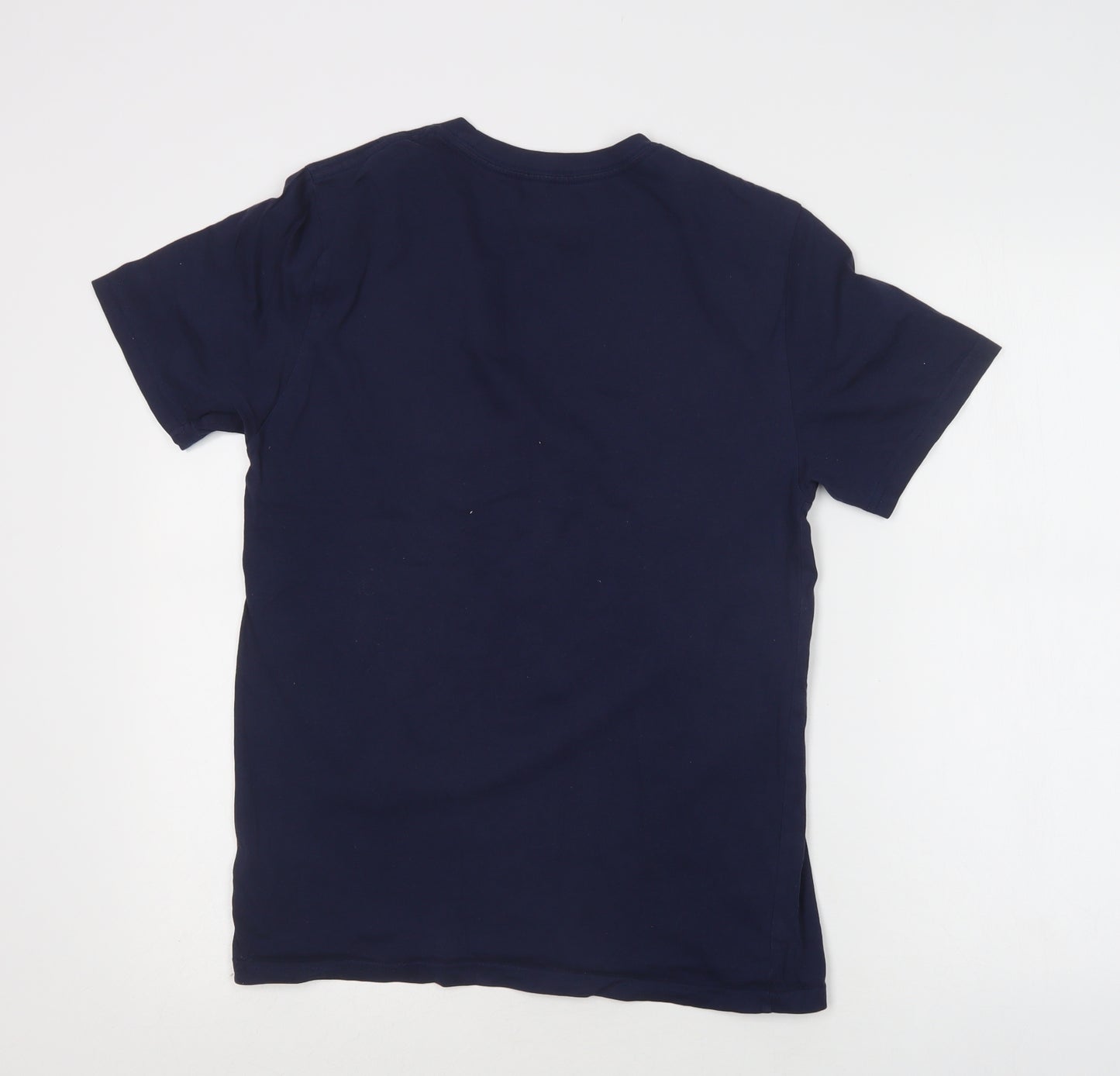 Polo Ralph Lauren Boys Blue  Cotton Basic T-Shirt Size 14-15 Years Crew Neck