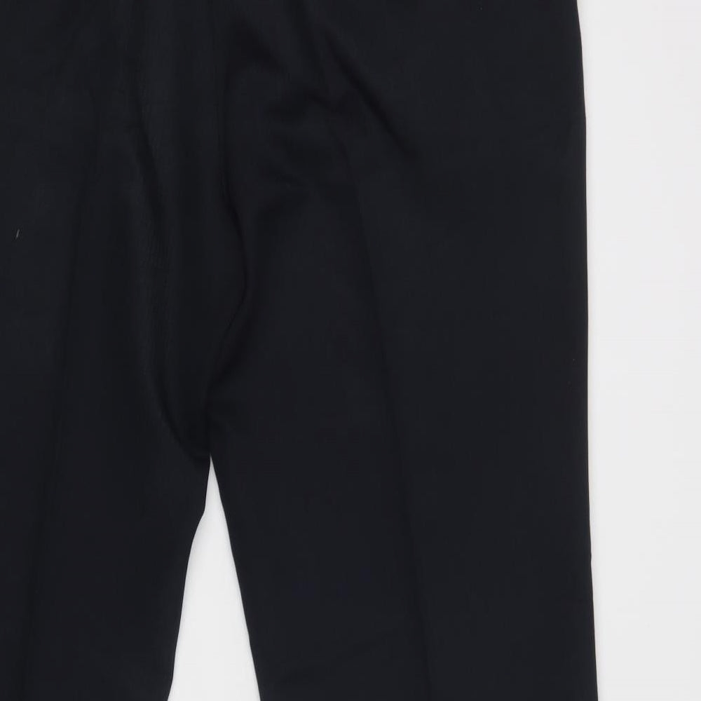 Taylor & Wright Mens Blue  Polyester Dress Pants Trousers Size 42 L31 in Regular Button
