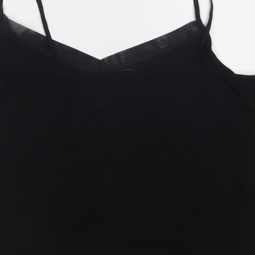 M&S Womens Black   Camisole Tank Size 20 V-Neck