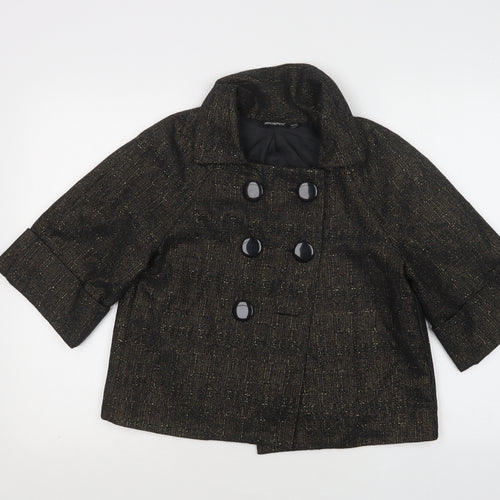 Primark Womens Black   Jacket Blazer Size 12  Button