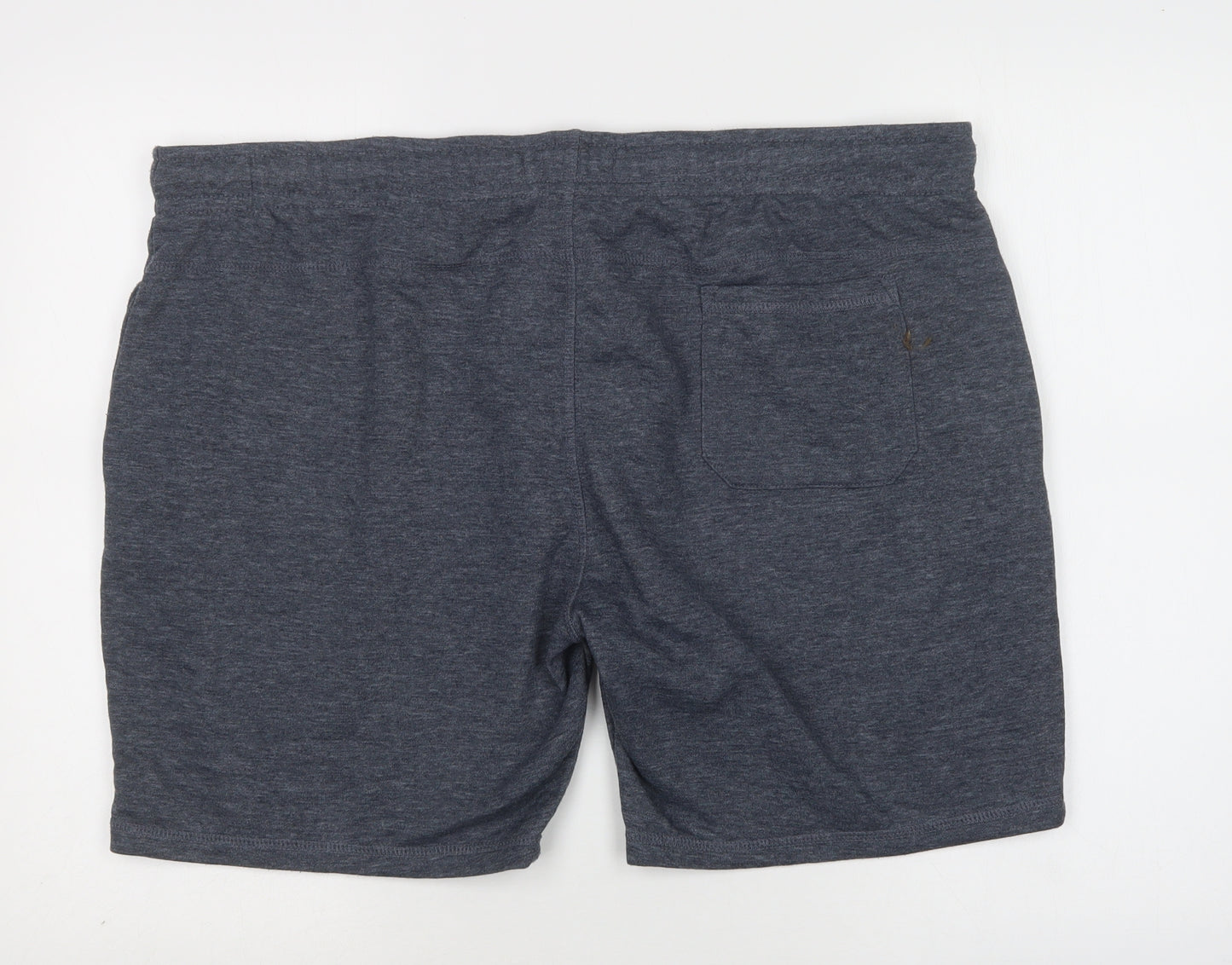 Primark Mens Blue  Polyester Sweat Shorts Size 2XL L9 in Regular Drawstring