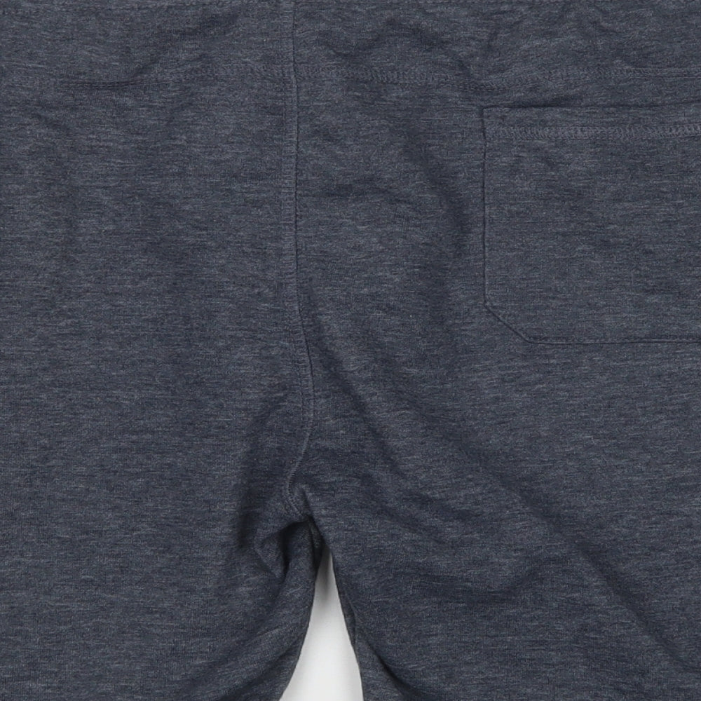 Primark Mens Blue  Polyester Sweat Shorts Size 2XL L9 in Regular Drawstring