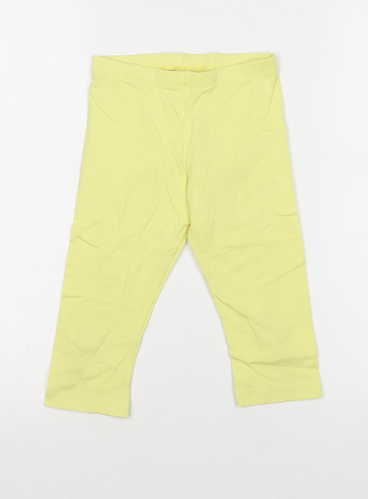 Lupilu Girls Yellow  Cotton Jegging Trousers Size 5-6 Years  Regular  - Leggings
