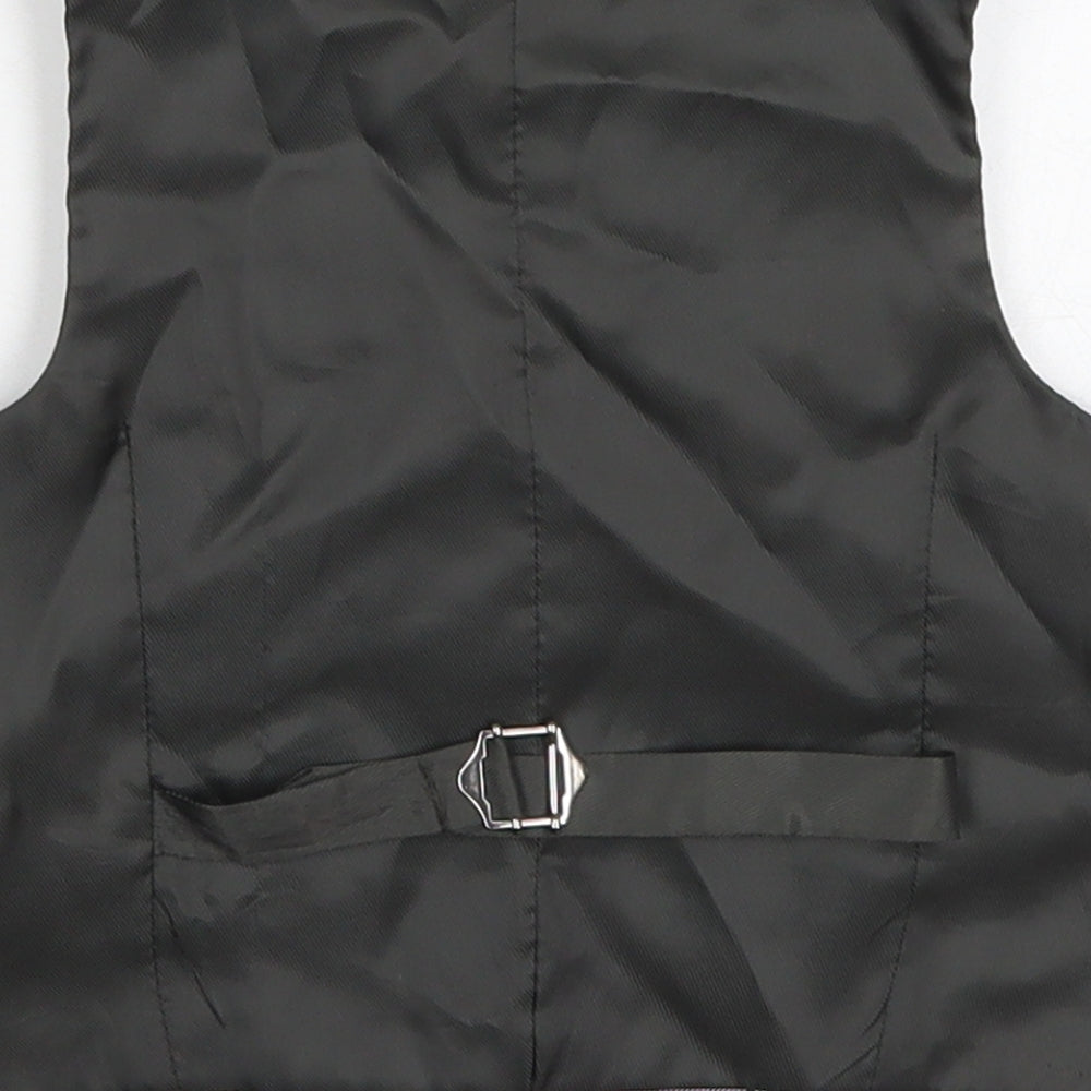 NEXT Boys Grey   Jacket Waistcoat Size 4 Years  Button