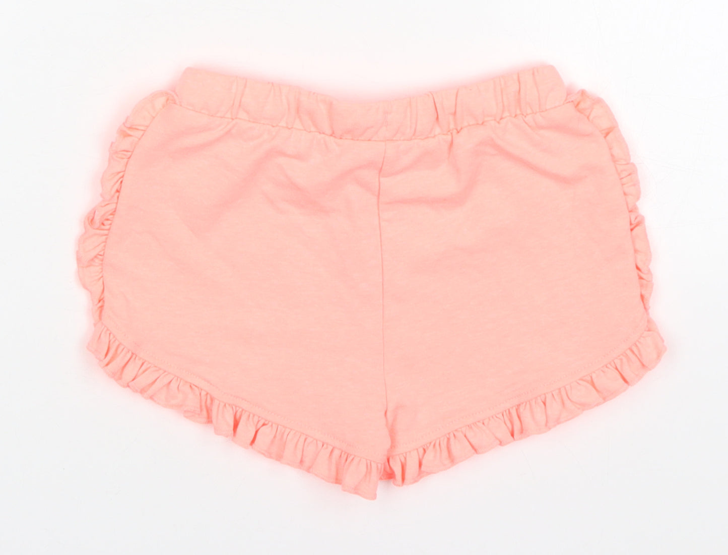 Matalan Girls Pink  Polyester Sweat Shorts Size 3-4 Years  Regular Drawstring