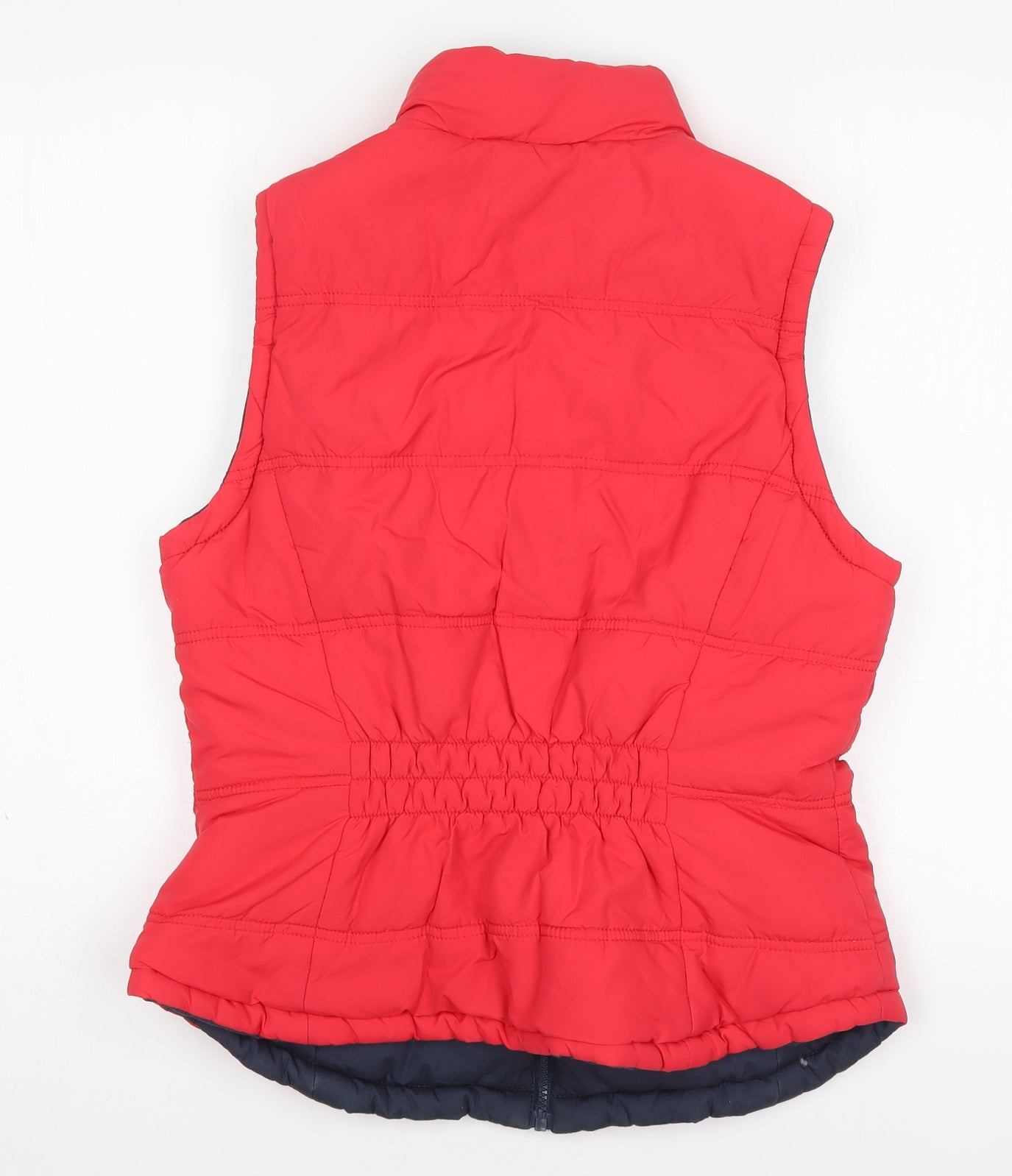 George Womens Red   Gilet Coat Size 12  Zip