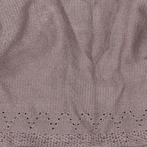 M&Co Girls Brown  Acrylic Cardigan Jumper Size 9-12 Months  Button