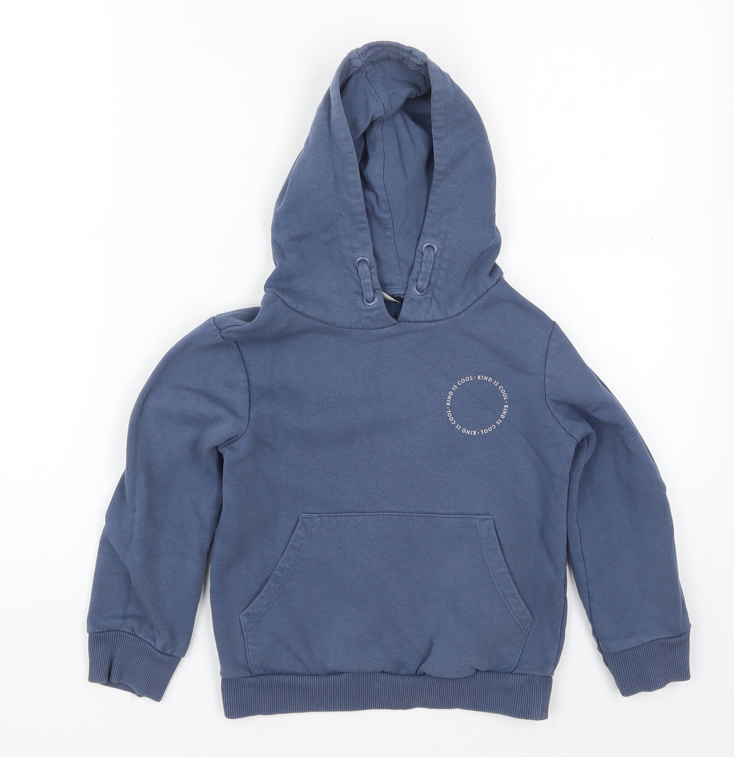 George Boys Blue  Cotton Pullover Hoodie Size 5-6 Years  Pullover - Kind is Cool