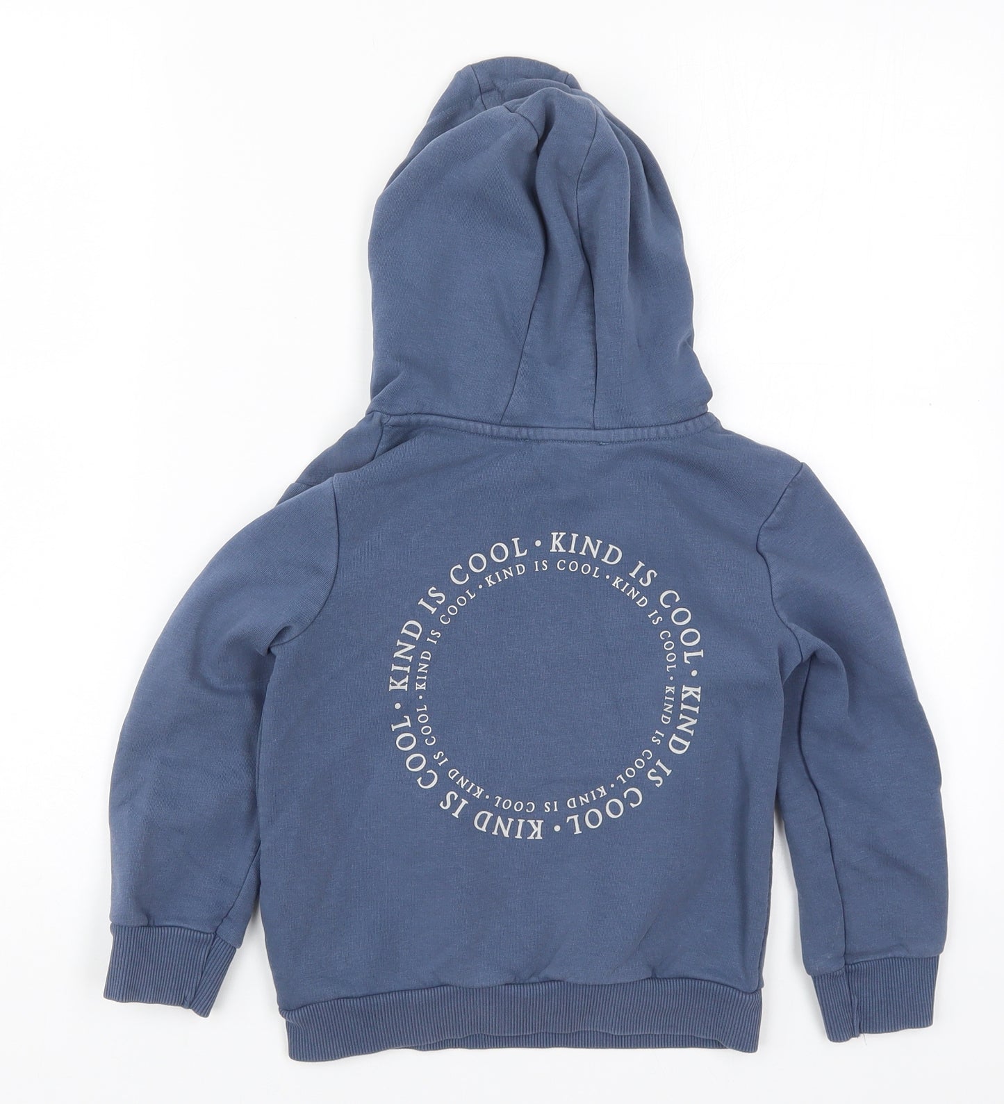 George Boys Blue  Cotton Pullover Hoodie Size 5-6 Years  Pullover - Kind is Cool