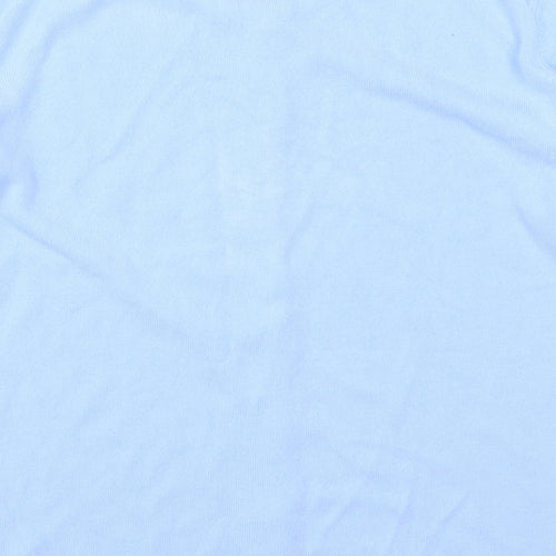 Reflect Womens Blue Round Neck  Acrylic Cardigan Jumper Size M