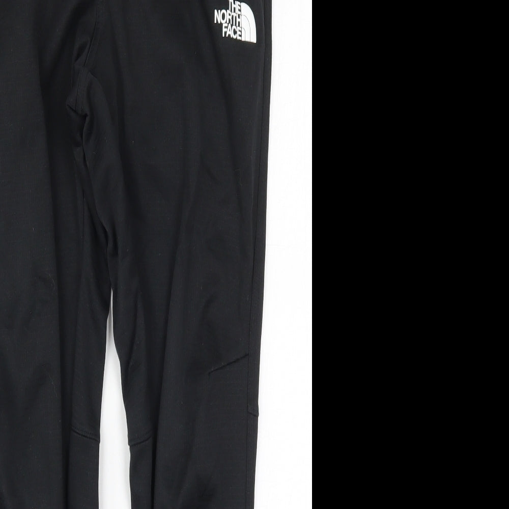 The North Face Mens Black  Polyester Sweatpants Trousers Size S L27 in Regular Drawstring