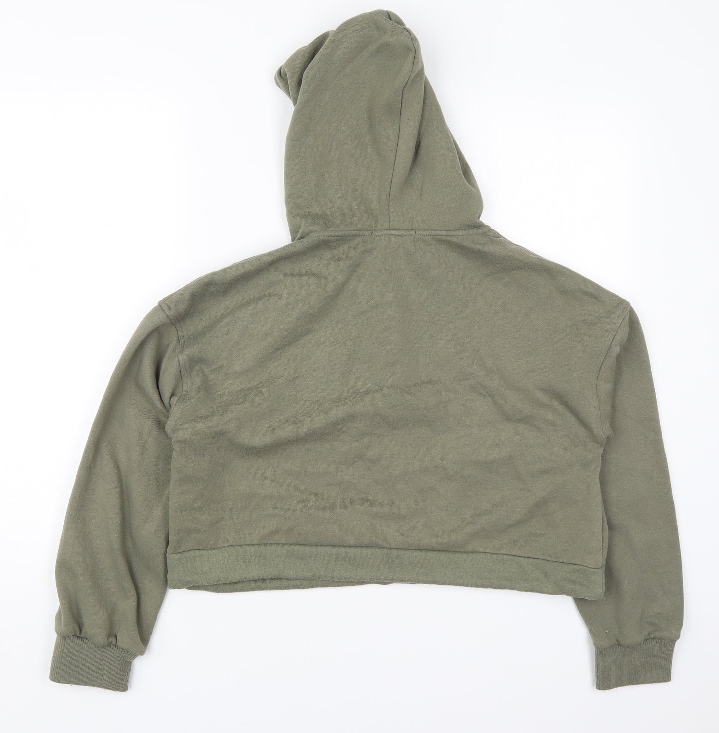 Primark Womens Green  Polyester Pullover Hoodie Size 6  Pullover