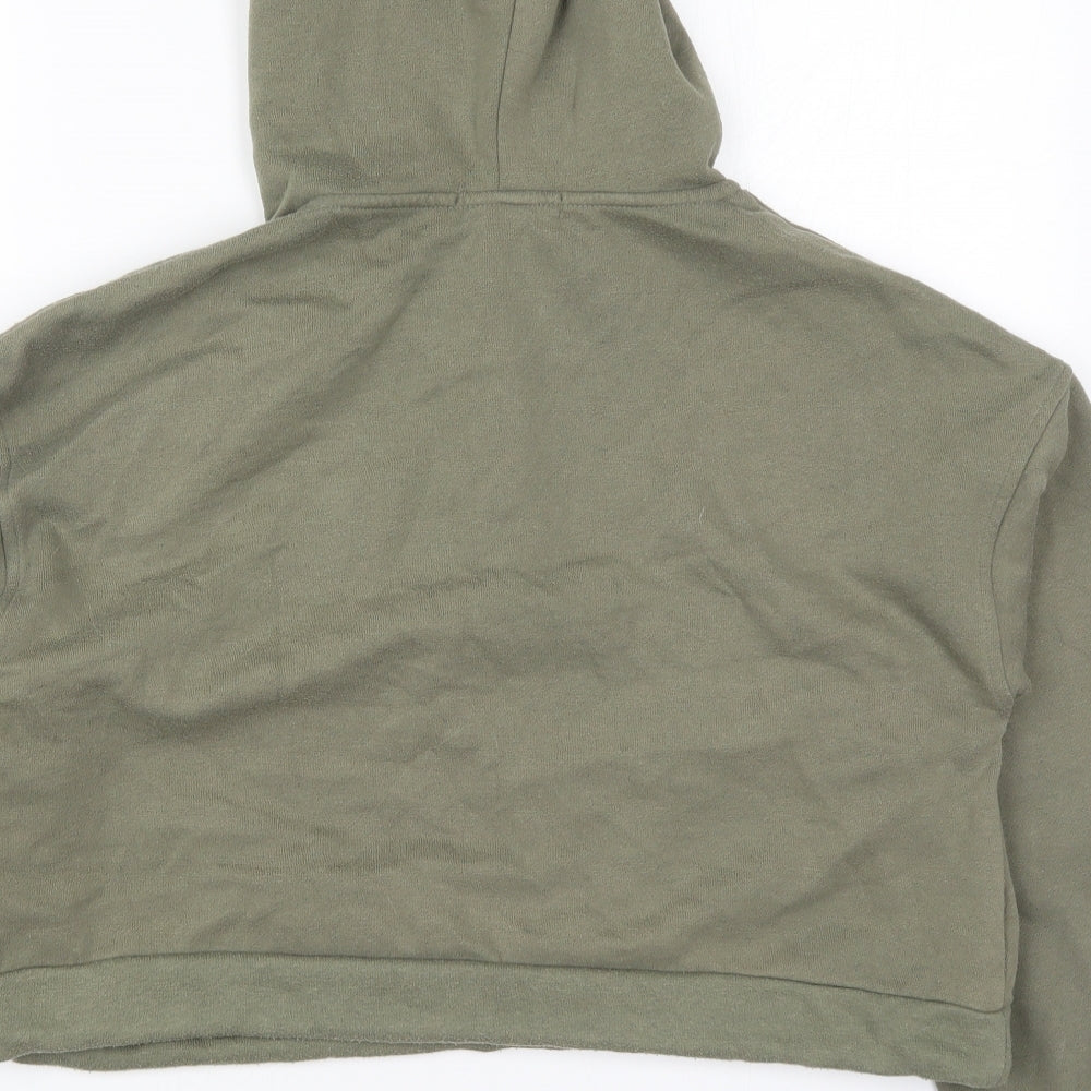 Primark Womens Green  Polyester Pullover Hoodie Size 6  Pullover