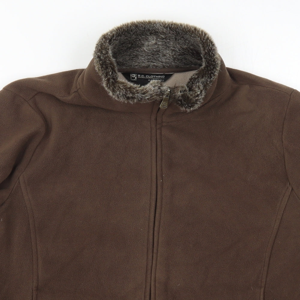 BC Clothing Womens Brown   Jacket  Size L  Zip