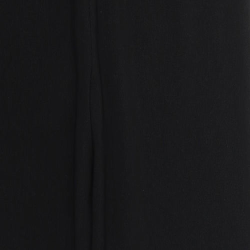 Preworn Womens Black  Polyester Trousers  Size L L27 in Regular