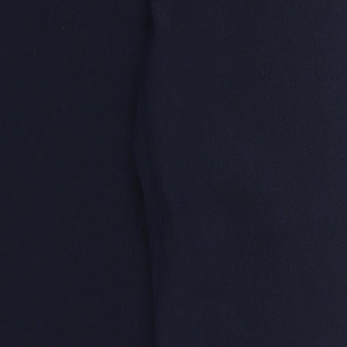 Preworn Womens Blue  Polyester Trousers  Size 14 L27 in Regular