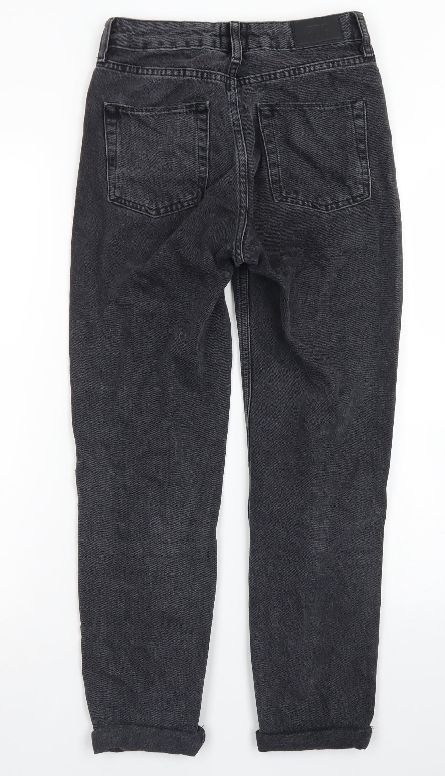 BDG Womens Black  Cotton Mom Jeans Size 24 in L30 in Regular Button