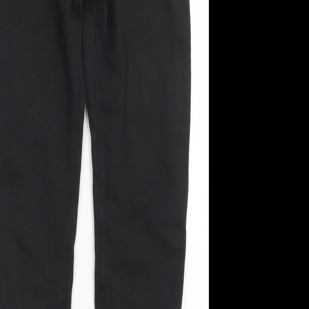 Nutmeg Boys Black  Cotton Jogger Trousers Size 9 Years  Regular Drawstring