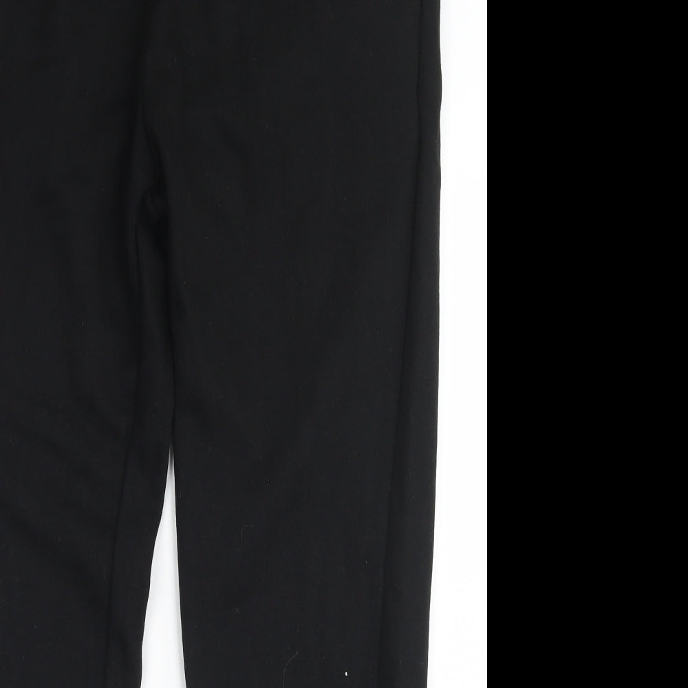 Pep & Co Mens Black  Cotton Jogger Trousers Size L L26 in Regular Drawstring
