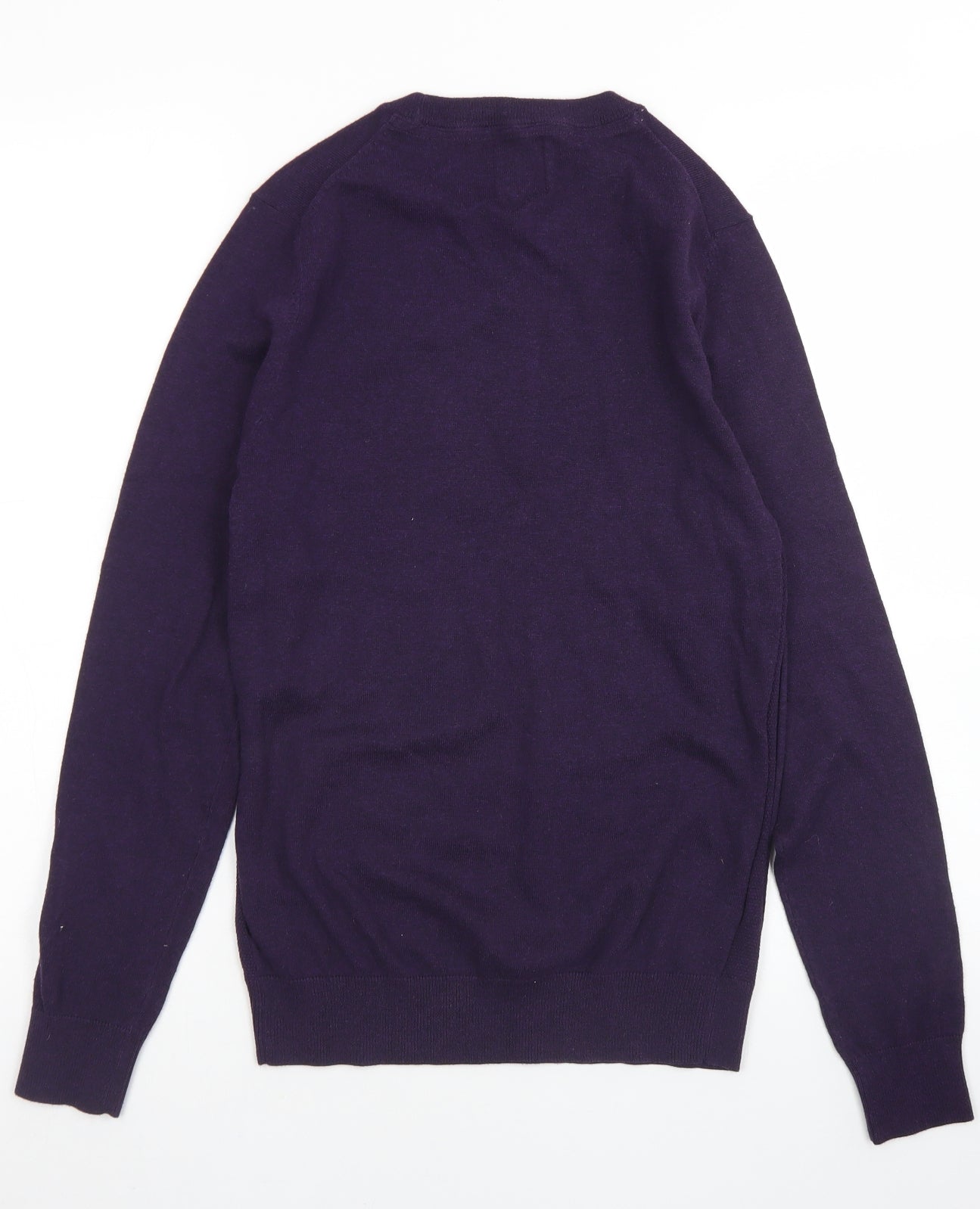 Burton Mens Purple Crew Neck  Cotton Pullover Jumper Size XS