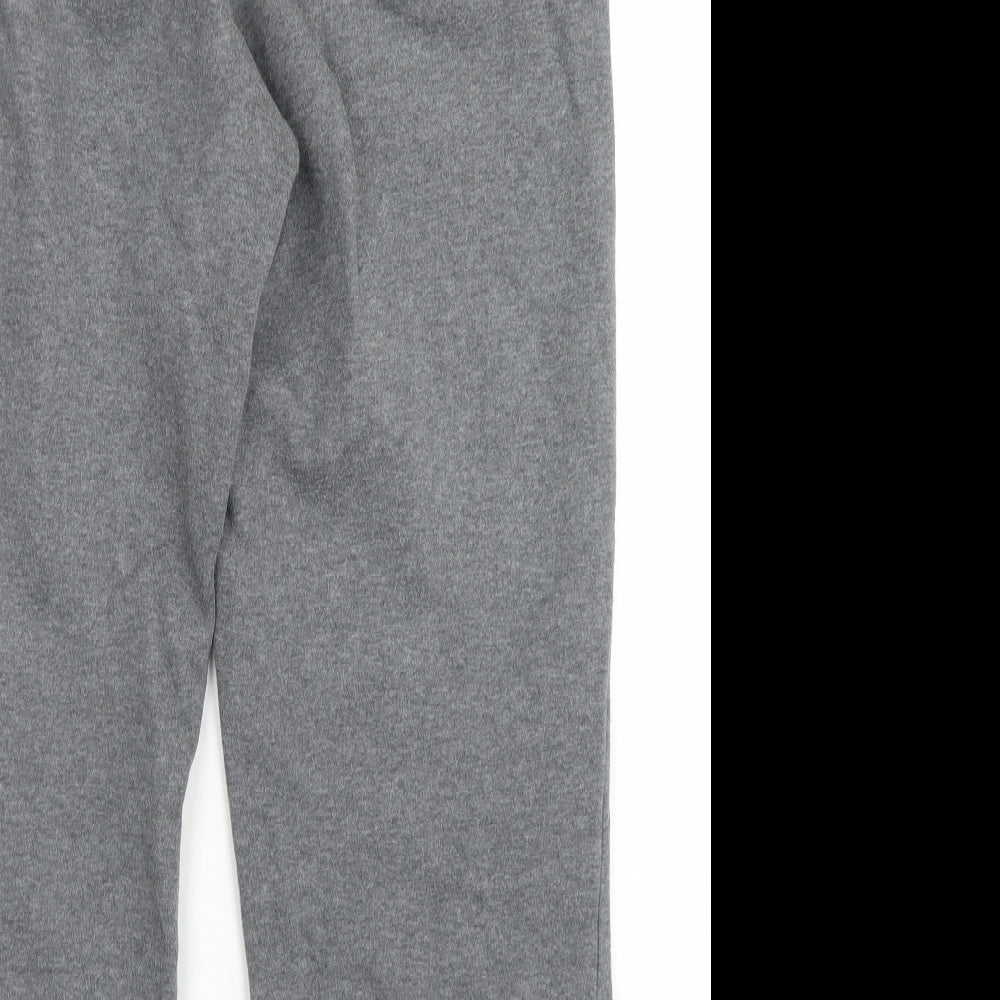 Evelast Mens Grey  Cotton Jogger Trousers Size M L27 in Regular Drawstring