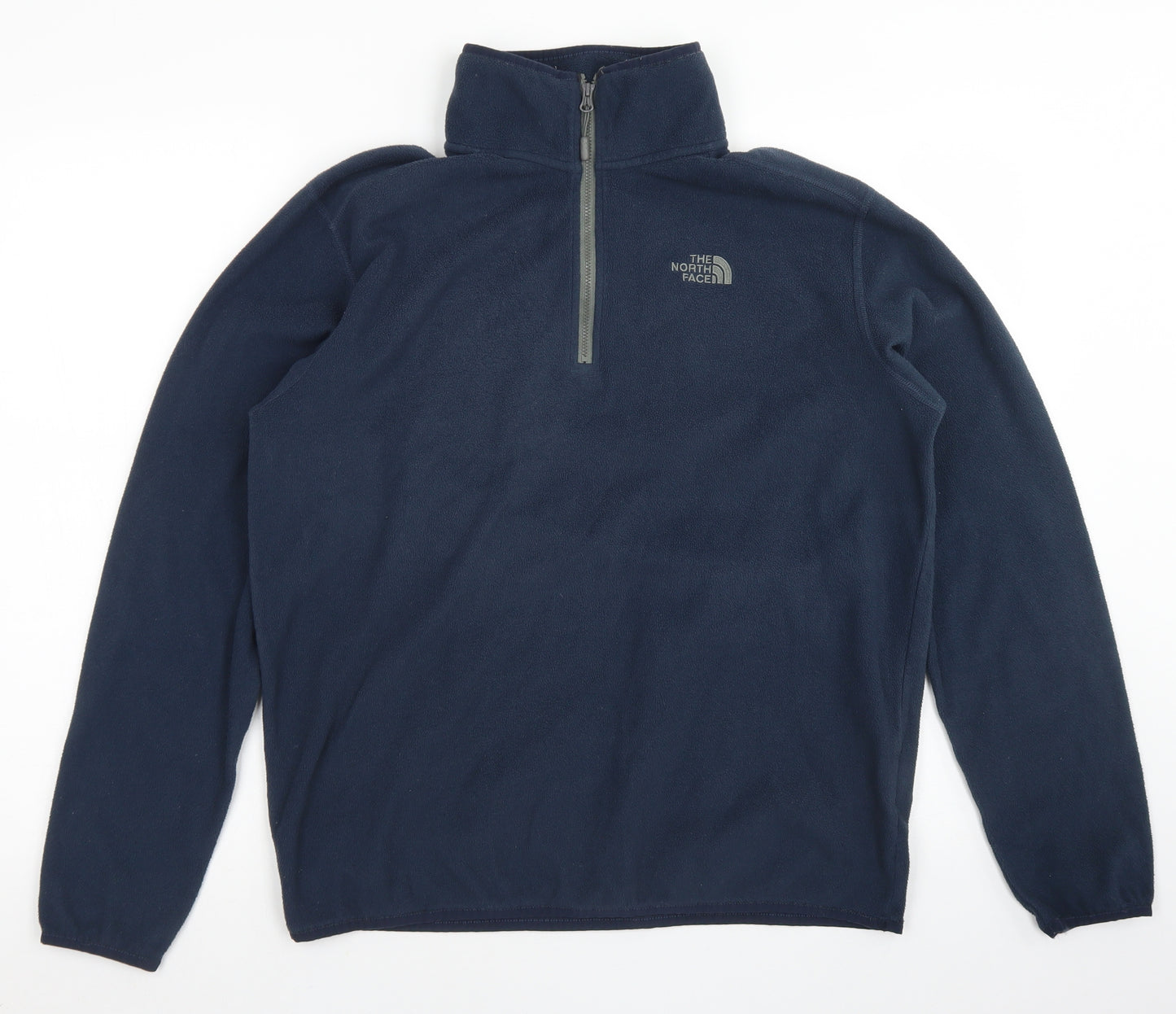 The North Face Mens Blue  Polyester Pullover Sweatshirt Size M
