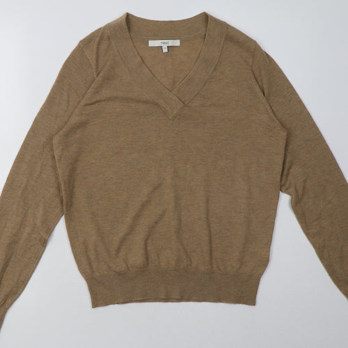 NEXT Womens Brown  Polyester Pullover Sweatshirt Size XS  Pullover
