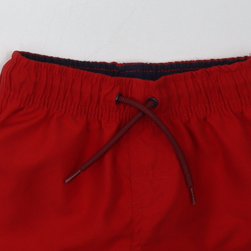 Primark Boys Red  Polyester Sweat Shorts Size 2-3 Years  Regular Tie - california
