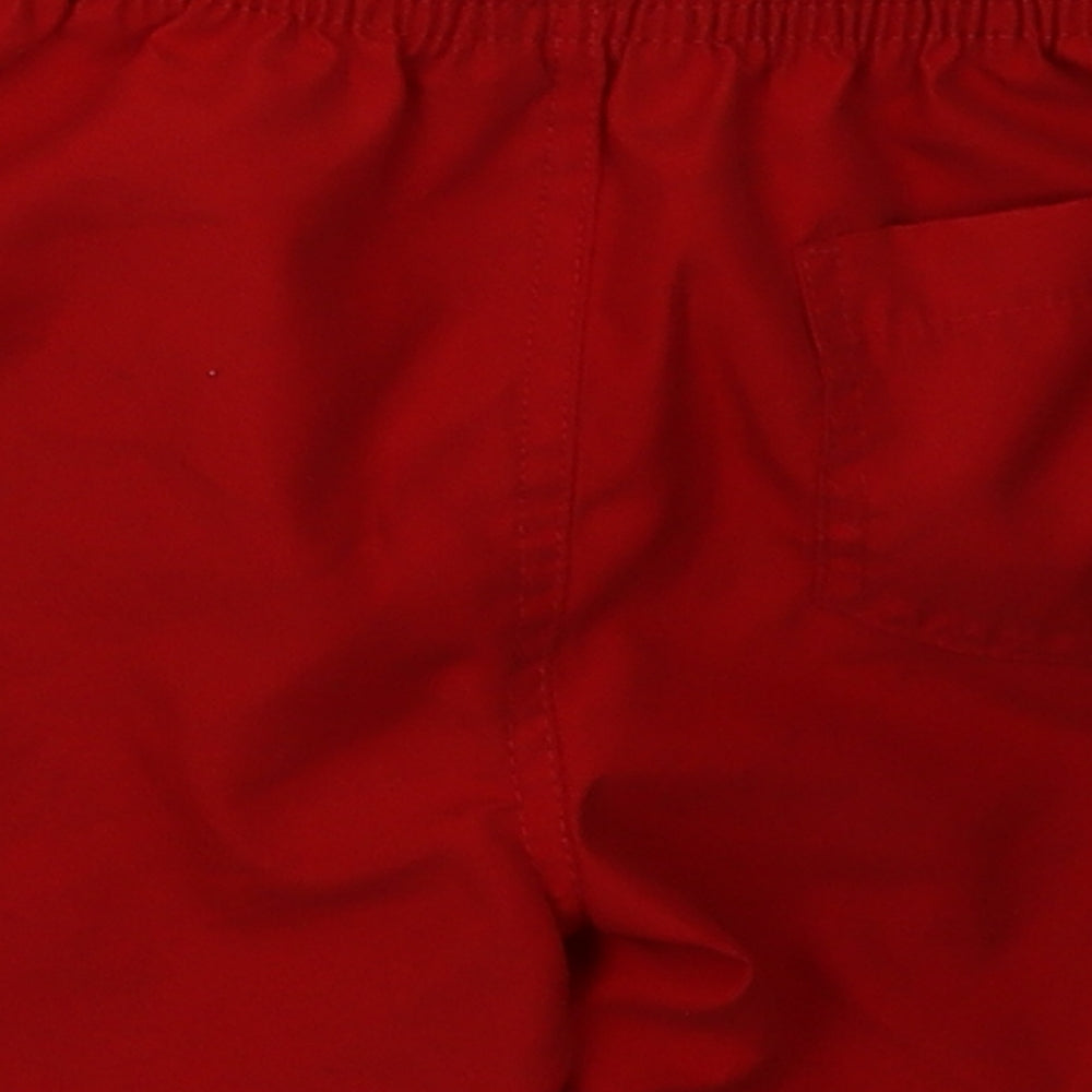 Primark Boys Red  Polyester Sweat Shorts Size 2-3 Years  Regular Tie - california