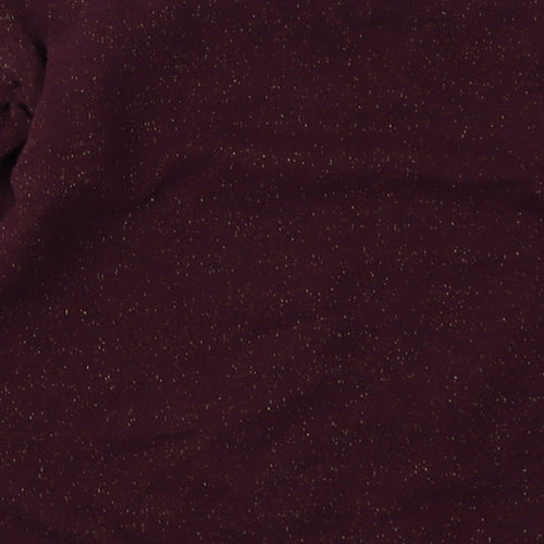 George Girls Purple  Cotton Pullover Sweatshirt Size 8-9 Years  Pullover